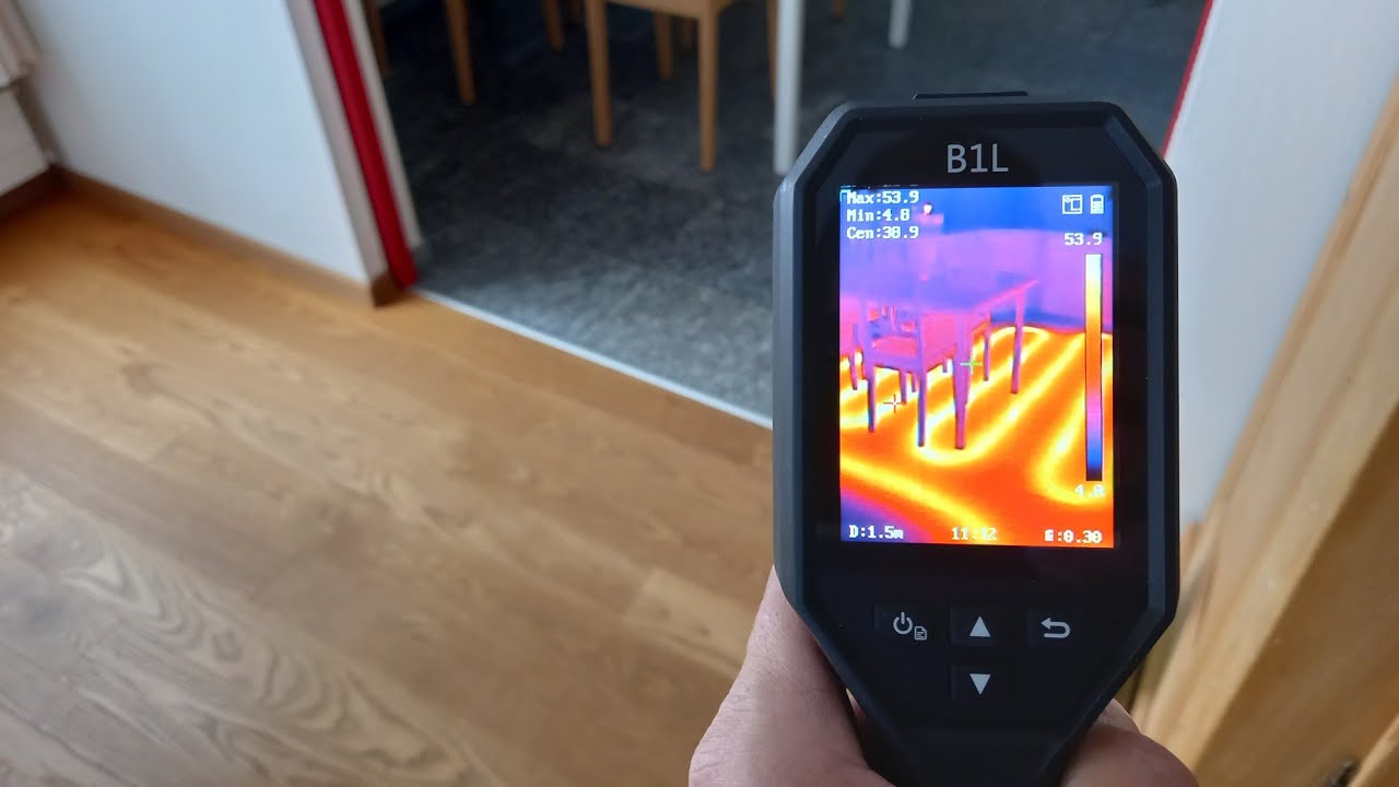 Termocamera/trovare semplice tubi o perdite di acqua e riscaldamento