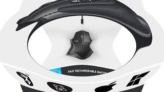 Logitech MX Master 2S Wireless Mouse – Use on Any Surface, Hyper Fast Scrolling