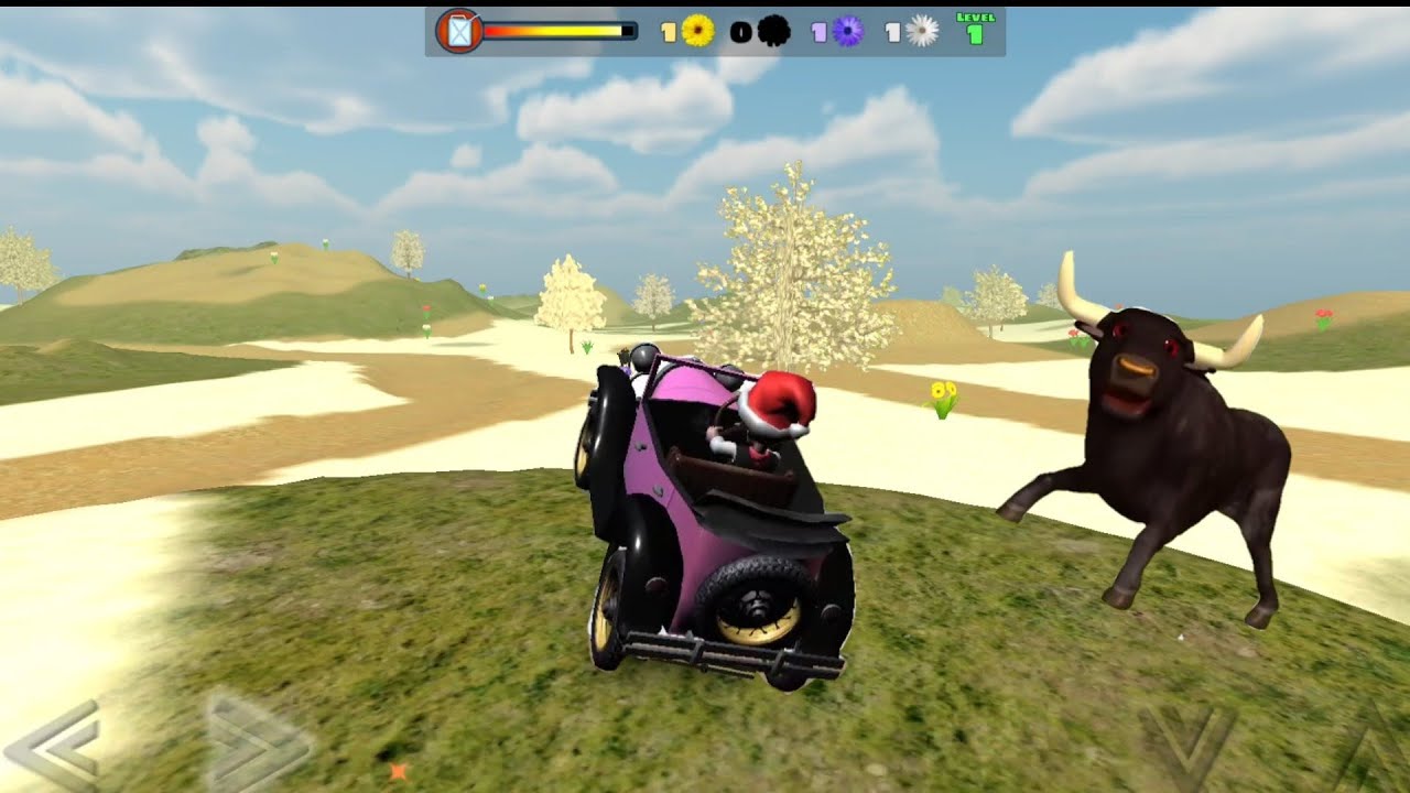 EL GRANJERO CONDUCE EL TRACTOR POR LA GRANJA | POLLITO PIO Y EL TORO CONTRA EL TRACTOR