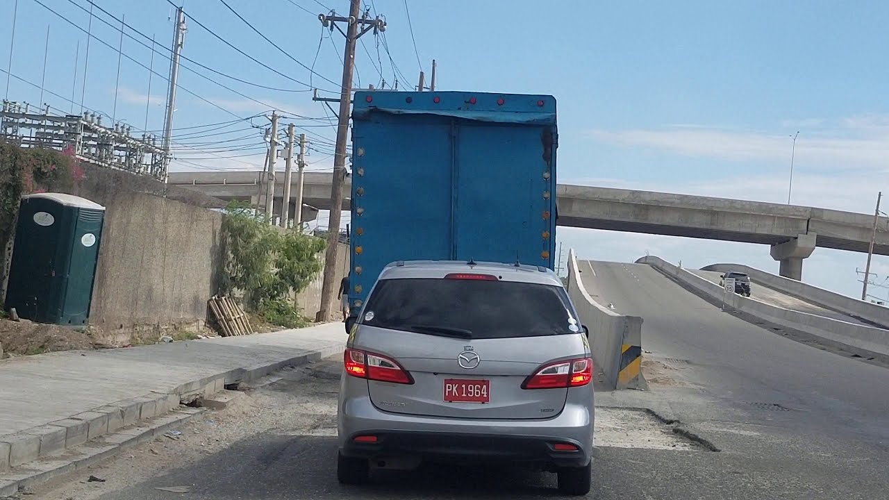 Construction under Three Miles over Pass in Kingston Jamaica