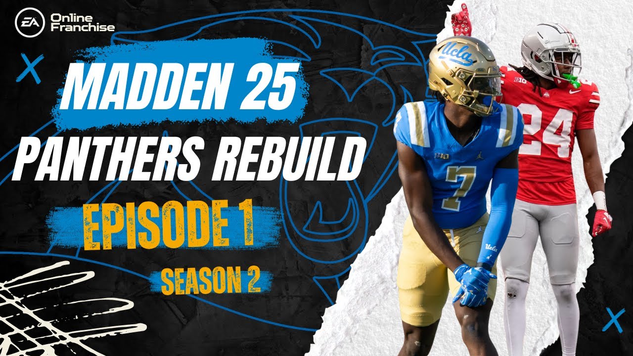 We Got Bryce Some Help In The Draft | Madden 25 Panthers Rebuild EP 1 Szn 2
