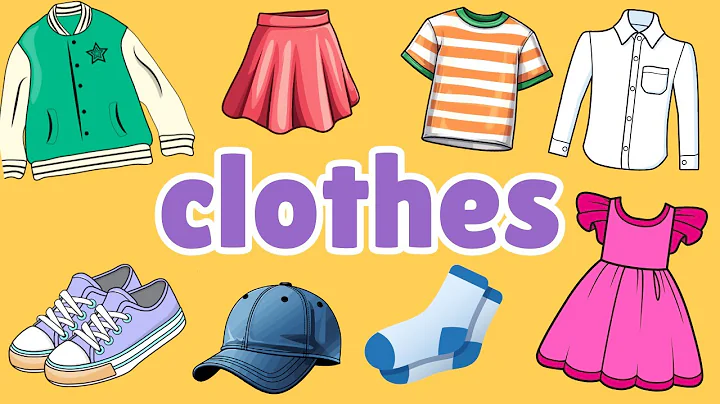 Clothes Vocabulary - Learn English for kids - Clothing Flashcards - English Educational Video