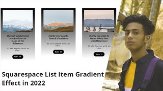 Squarespace List Item Gradient Effect with css only in 2022 by jishaansinghal