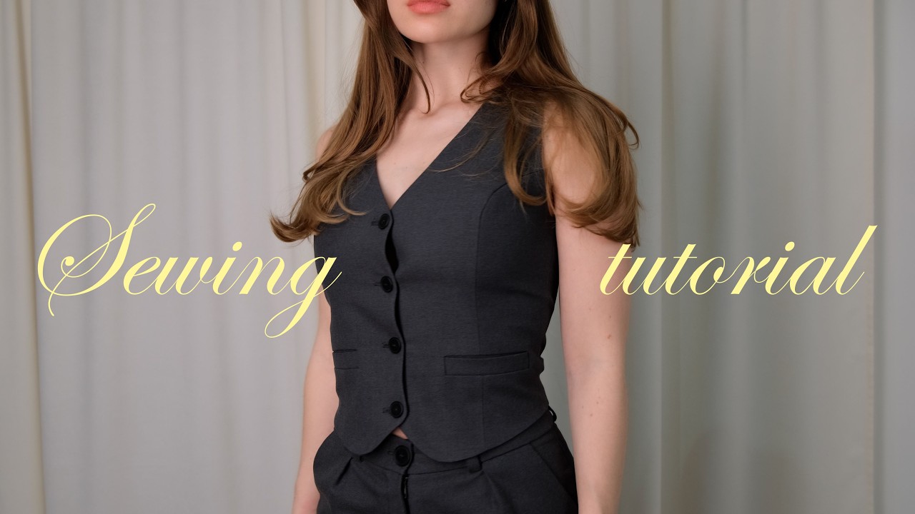 DIY Fitted Vest | Pattern + Sewing Tutorial