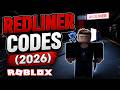 Redliner Codes (2026) | Roblox 