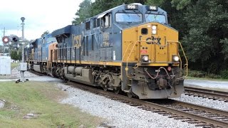 HD: CSX 996 leads CSX Q551-10 in Union City, GA