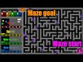 Maze race - Marble Game - in Algodoo