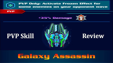Galaxy Attack: Alien Shooter | Galaxy Assassin Skin  PVP Skill Review | By Apache Official