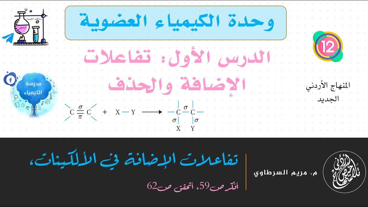 تفاعلات الإضافة في الألكينات