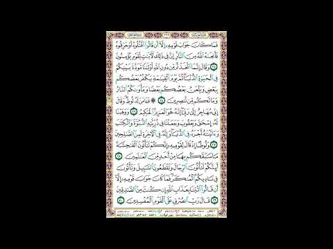 مصحف عبد الباسط مجود مقسم صفحات مصورة ملونة صفحة رقم 399 لأفضل رؤية عدل الجودة 2160 وكبر الصورة 