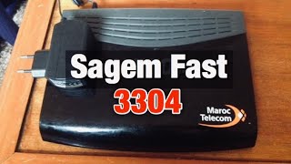 كيفية اعداد راوتر اتصالات المغرب Sagem Fast 3304
