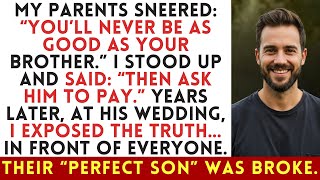 My Parents Sneered: “You’ll Never Be As Good As Your Brother.” I Replied: “Then Ask Him To Pay…”