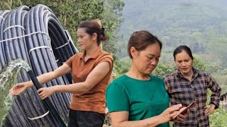 Full video: Bringing water, buying fish seeds, harvesting agricultural products, mother and daughter