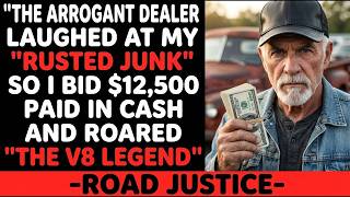 The Arrogant Dealer Mocked the Old Mechanic Bidding on a Rusted 379 Peterbilt