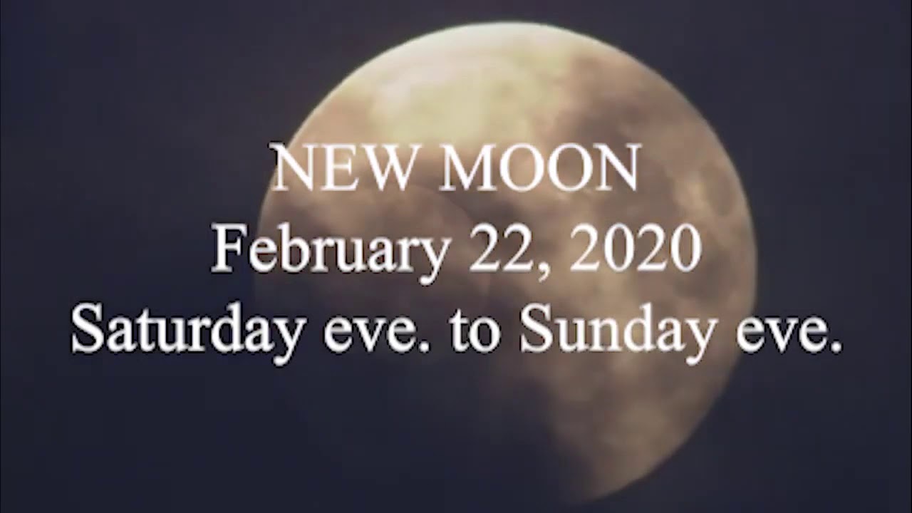 NEW MOON SABBATH UPDATE Saturday eve to Sunday eve YouTube