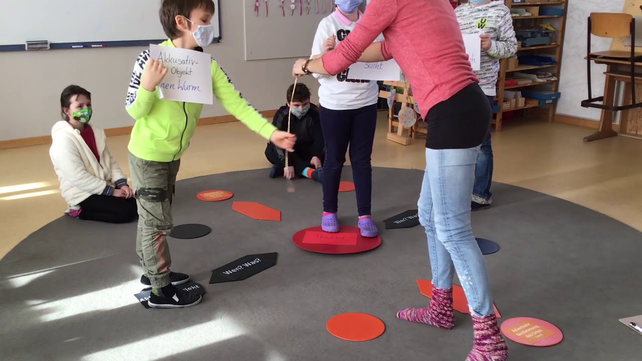 Darbietung Satzglieder