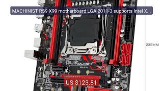 MACHINIST RS9 X99 motherboard LGA 2011-3 supports Intel Xeon C... — Best Buy 2026 | Great Quality!