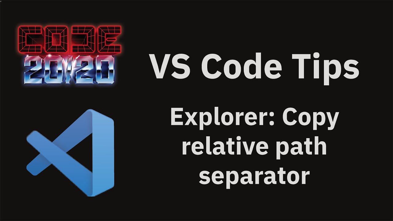 Explorer: Copy relative path separator