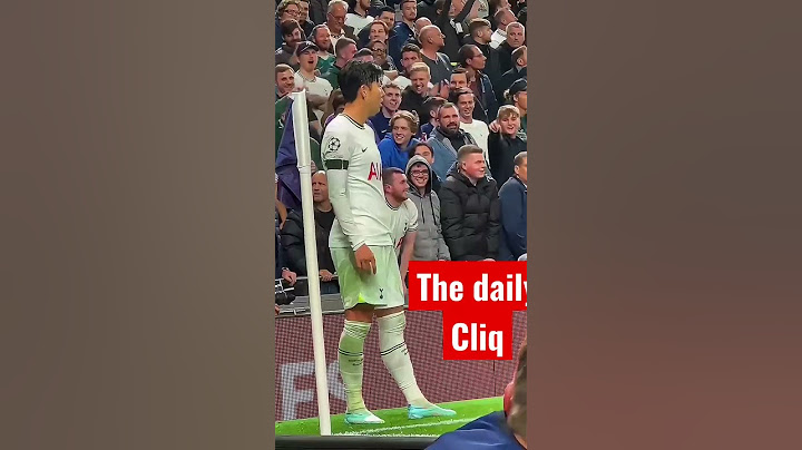 Son waves back at Tottenham fans and they loved it ❤️
