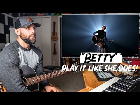 Cara Bermain "Betty" LIKE TAYLOR SWIFT | REAKSI + Gitar Tutorial dan CHORDS