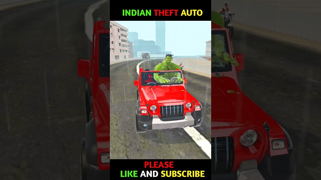 Spider man and Giant Hulk | Indian theft auto 💥