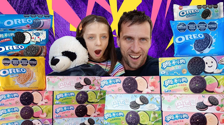 PROBANDO LAS OREOS MAS RARAS DEL MUNDO !!!
