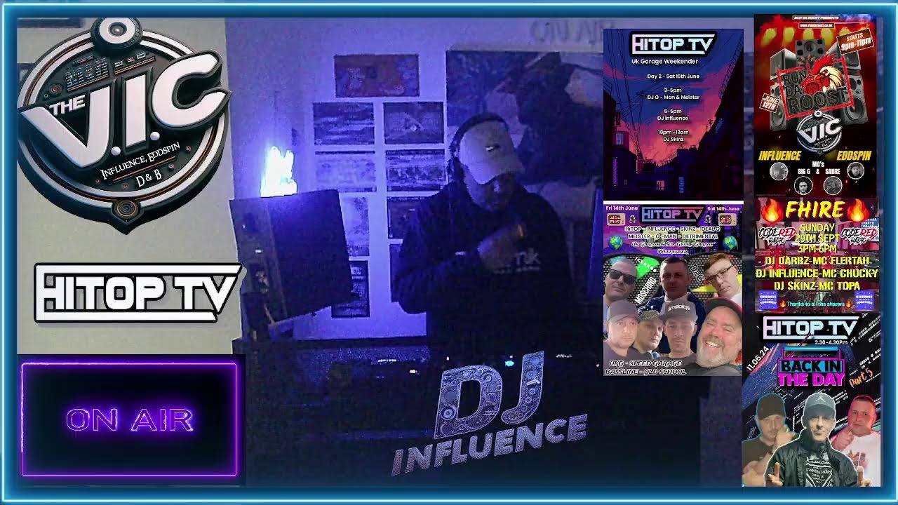 HITOP Tv LIVE - DJ INFLUENCE REGGAE BUSINESS