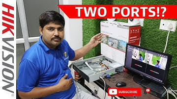 How to configure Hikvision NVR 2 LAN port | One NVR Two Network Ports | DS-7732NI-K4