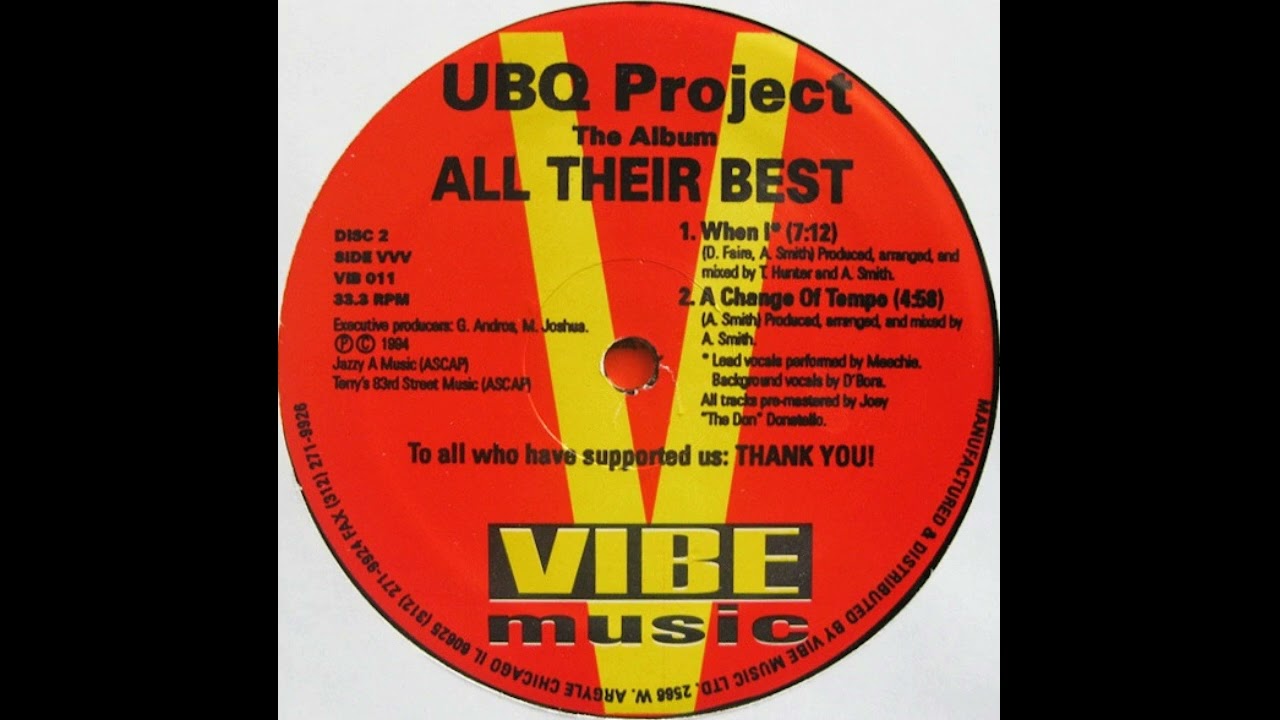 UBQ Project - A Change Of Tempo