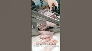 Large size frozen meat slicer