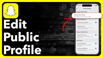 Hoe je een openbaar profiel op Snapchat bewerkt