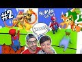 Karim vs Bowser | Super Mario en Human Fall Flat | Juegos Karim Juega