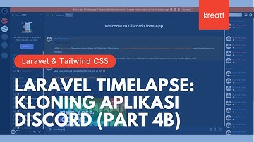 Kloning Discord Laravel Timelapse (Part 4b) - Pembuatan Dark Mode Aplikasi Discord 2021