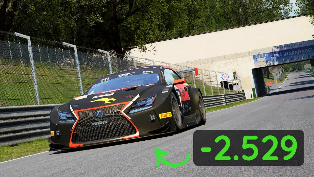 ACC Lexus RC F GT3 Monza Hotlap + Free Setup YouTube