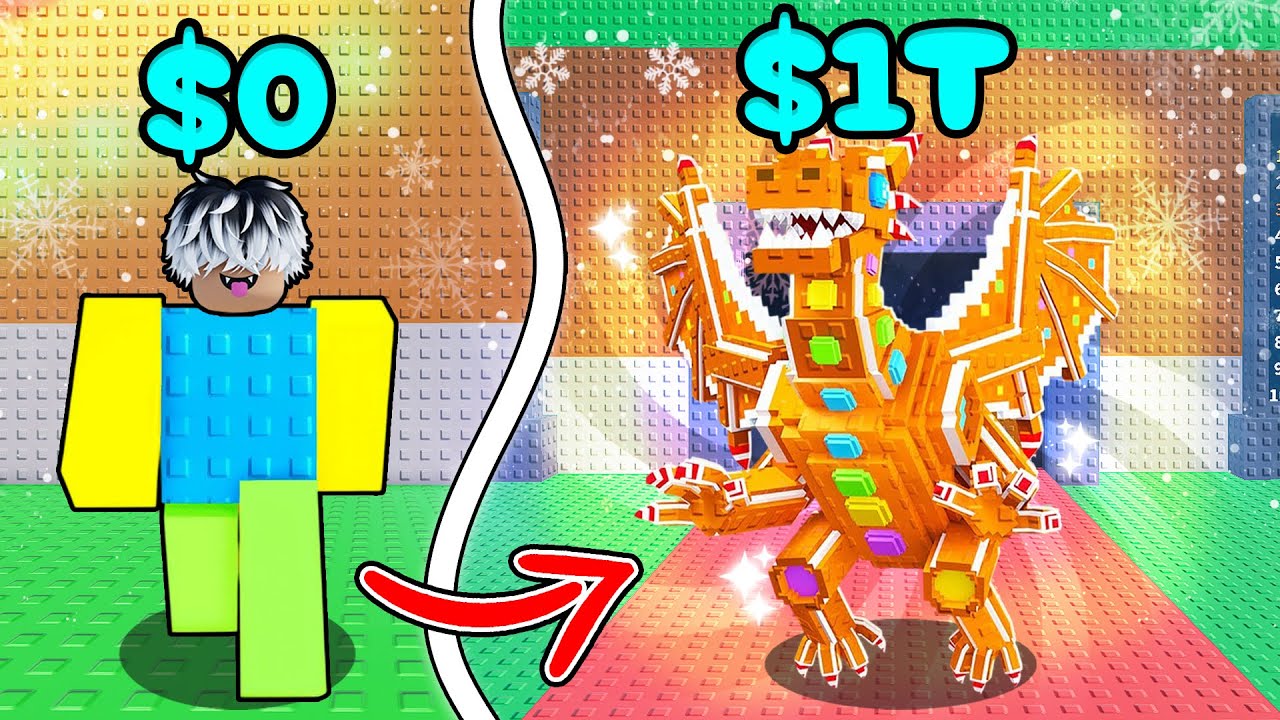 بديت من الصفر للتراليون ولكن بشخصيات الكريسماس في ماب السرقة❄⛄| Steal A Brainrot