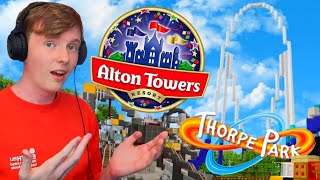 Alton Towers and Thorpe Park in MINECRAFT!?
