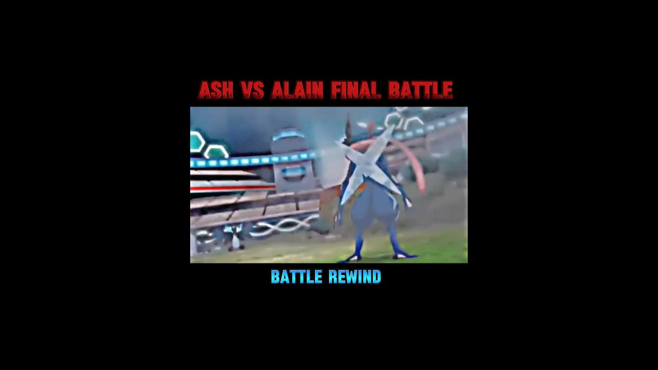 Ash vs Alain Final Battle 🔥