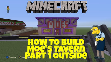 Minecraft Springfield Project How to Build Moe
