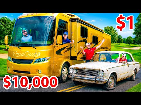 $1 vs $10,000 Golf Road Trip Across America | Ep.4