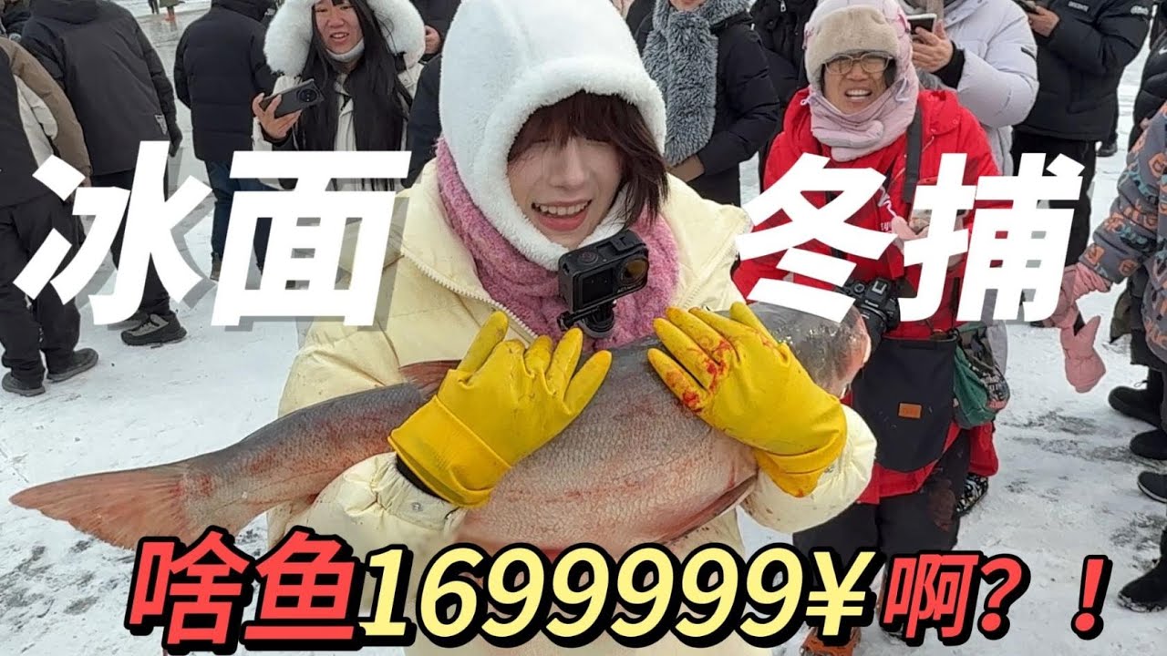 一条鱼170w！？500公里冰面上冬捕什么体验