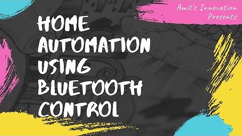 अब करे  Home Appliences को कंट्रोल Bluetooth की सहायता से || Home Automation Using Bluetooth Control