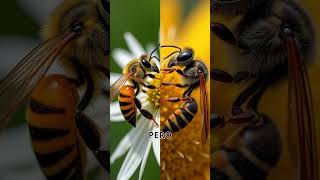 Diferencias Entre Abejas y Avispas. #Abejas #Avispas #Naturaleza #Diferencias #Insectos