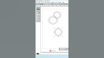 star shape making in pagemaker @SubodhEduTech
