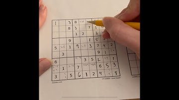 How to solve an EXPERT sudoku puzzle, ASMR style