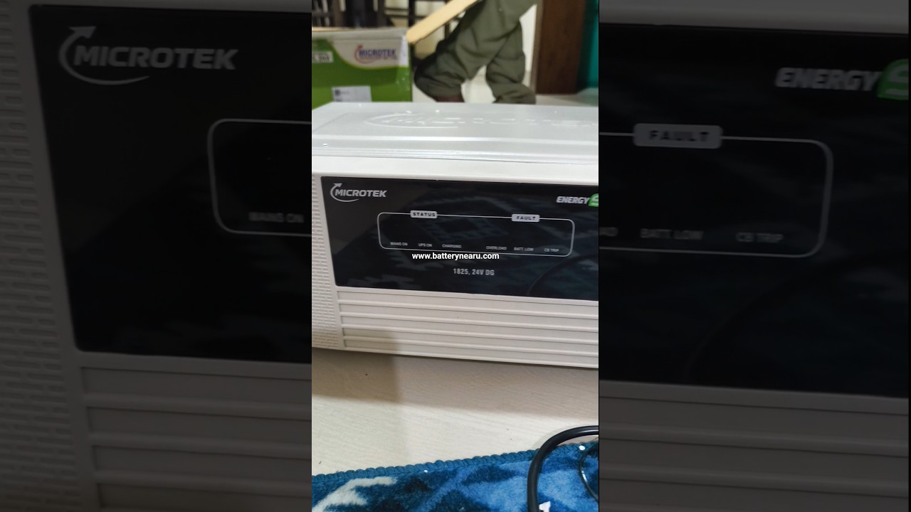 Microtek 1825 24V Inverter Benefits, 100-230AH Battery capacity used, Fault Indicators 😲