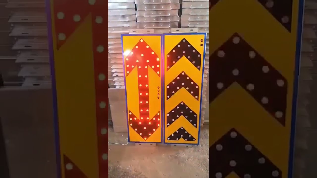 LED Electric Traffic Road Safety Warning Sign, Warning Sign, Traffic Road Safety