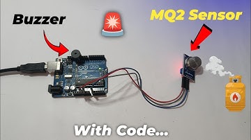 Gas Leakage 🚨 Detection System Using Arduino Uno | MQ-2 Sensor Project 🤯  #diy 