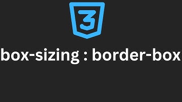 CSS box-sizing : border-box