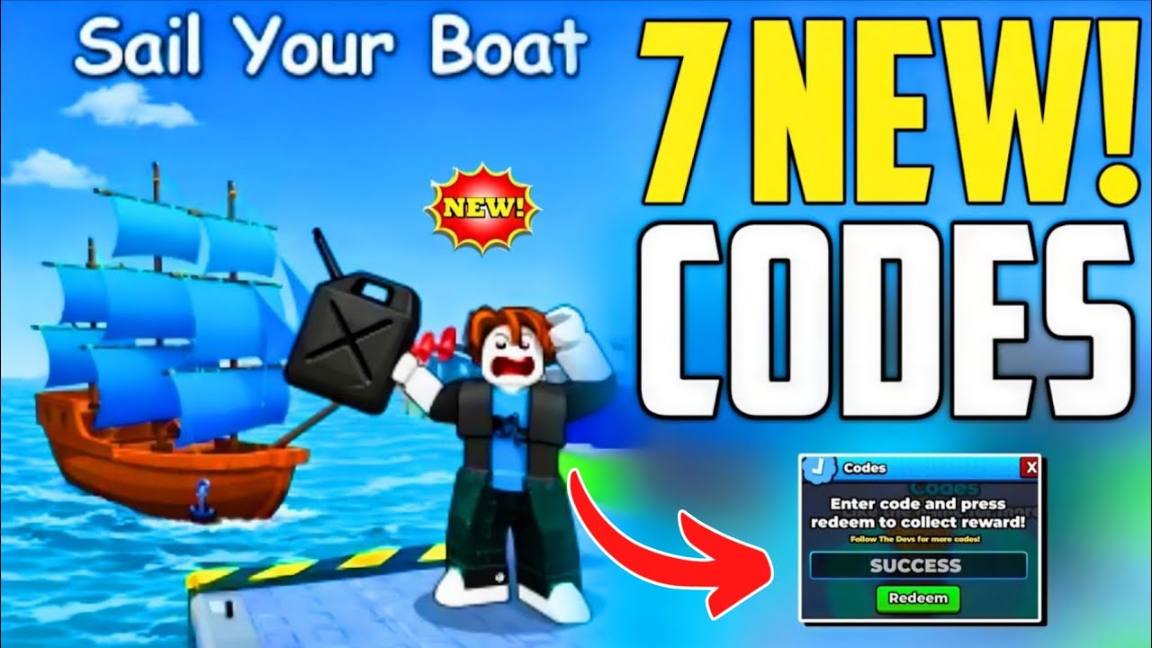 Boat Date Code ⚠️FRESH⚠️UPDATE! CODES🔥SAIL YOUR BOAT ROBLOX CODES - CODES FOR SAIL ...