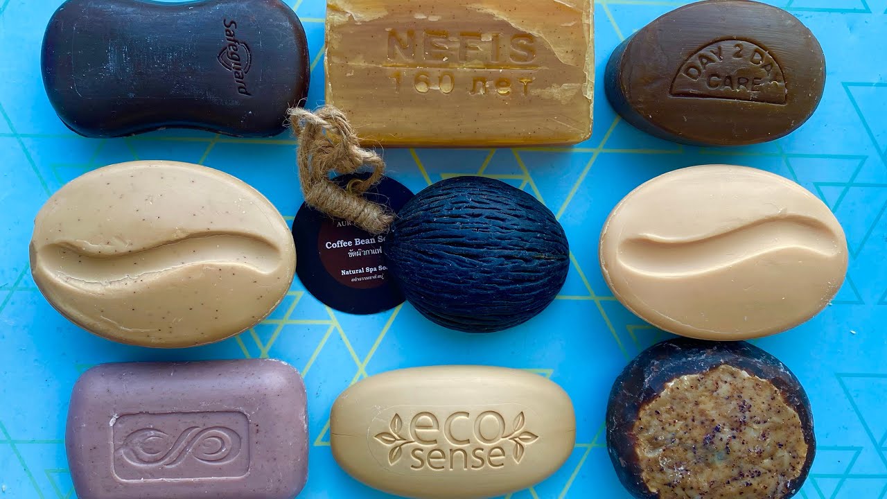 ☕️ASMR CUTTING 🧼DRY SOAP ASMR SOUNDS 🧼 RELAX🧼 «КОФЕ»